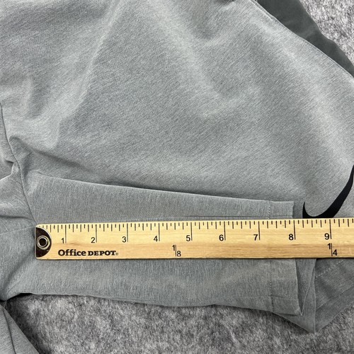 Pantaloncini Nike Uomo Grigio Medio Dri-FIT Allenamento Zip Tasca Coulisse Atletico - Foto 16 di 18