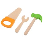  3 Pcs Woodworking Simulation Tools Toy Set Construction Toys Hammer Handle
