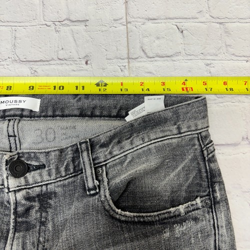 Moussy Vintage Damen Howa Skinny Jeans Gr. 30 Grau Denim D016 -22 - Bild 4 von 19