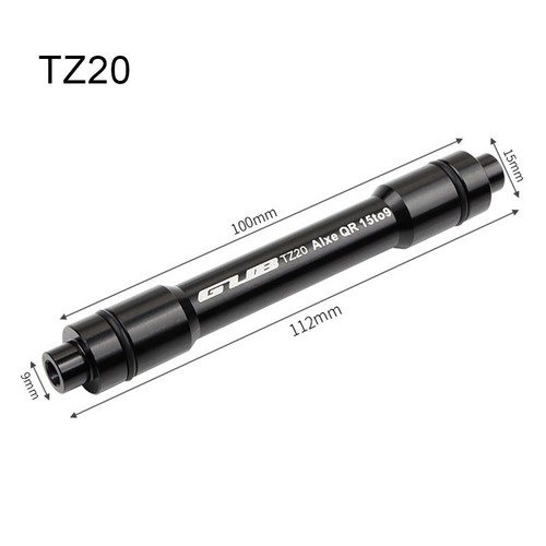 15mm To 9mm Hru Axle Adapter Thru Axle Hub Aluminum Alloy Bicycle MTB Bike - Picture 3 of 8
