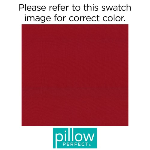 Outdoor Indoor Pompeii Tufted Loveseat Cushion 44x 19 Red - Picture 4 of 5