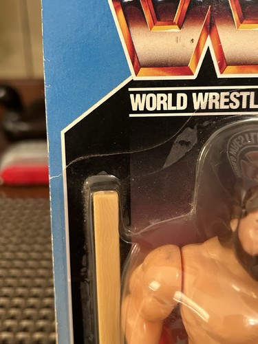 1991 Hacksaw Jim Duggan MOC WWF Hasbro Series 2 Figure NEW W/ Autograph No COA - Picture 7 of 22