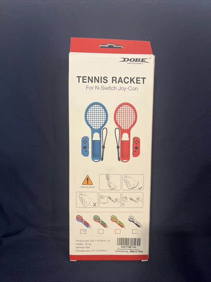 NEW TENNIS RACKETS for Nintendo Switch Joycon Controllers N-SWITCH New In Box X2 - Image 3 of 3