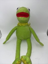 2018 The Muppets 15" Kermit The Frog Ty Beanie  Baby Stuffed Animal - Jim Henson