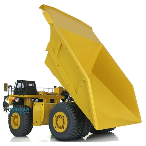 1/20 Hydraulic RC Mine Truck 793D Metal Dump Truck Model Lights FlySky I6X Radio - Picture 6 of 11