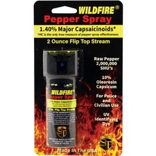 WildFire 1.4 MC 2 oz Self Defense Police Pepper Spray Flip Top Stream