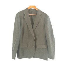 J. Crew Dark Gray Ludlow Blazer Size 42S 42 Short Cotton Wool NWOT