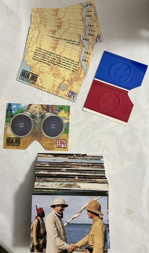 The Young Indiana Jones Chronicles 95 Card Set + 10 3-D Cards + 2 3-D Glasses - Picture 1 of 4