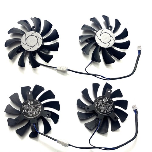 1 Paar Ersatz Lüfter für MSI GTX1050ti 1050 4GT OC 2G/4G GPU Kühler - Bild 2 von 5
