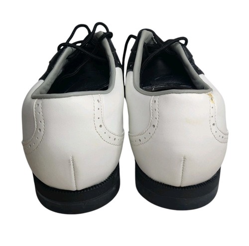 Nike Air Zoom Tour S ZGolf Shoes Gore-Tex size 9.5 White Black Saddle 183067 - Picture 6 of 8