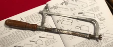ANTIQUE METACARPEL AMPUTATION SAW SIMILAR TO THE ONE USED BY GEN. OTTO IN 1777