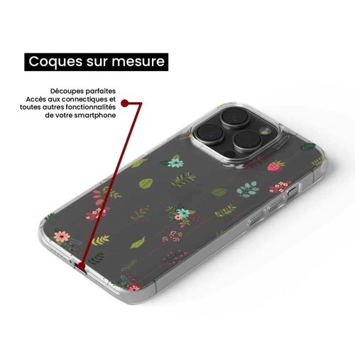 Coque en silicone imprimée compatible Samsung Galaxy S22 Montée de fleurs - Photo 2 sur 6