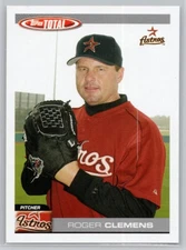 2004 TOPPS TOTAL #TTC13 ROGER CLEMENS TEAM CHECKLISTS HOUSTON ASTROS
