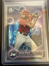 2022 Bowman Platinum James Wood Precious Elements Washington Nationals #PE-18