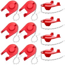 15 Pcs 2 Inch Toilet Flapper Replacement Kit Universal Rubber Plug W/ Chain