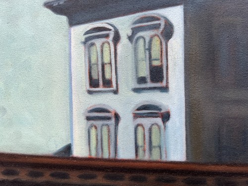 Edward Hopper Oil Painting On Canvas Signed and stamped 20 X 28 inches - Picture 3 of 7