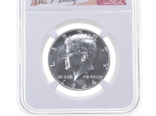 PF68 1964 Proof Kennedy Half Dollar NGC Graded - White Coin Spot Free PR *9537 - Picture 3 of 5