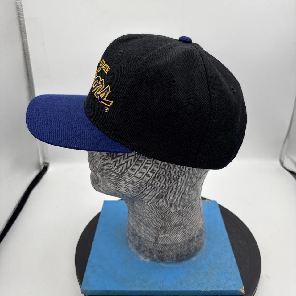De colección Golden State Warriors Deportes Especialidades Script Snapback Gorra Gorra Años 90 GSW Foto 3 de 4
