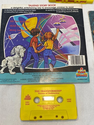 4 Transformers BOOK CASSETTE tapes 1980s +GI Joe - Picture 10 of 12
