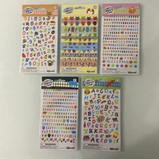 Epoxy Stickers Lot Of 5 Packs Vintage 2011 Toysmith Sticker Club