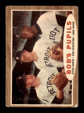 1962 Topps #72 Bob's Pupils Boros Scheffing Wood