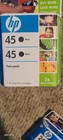 Cartouches d'encre d'origine HP 45 - Noir, lot de 2