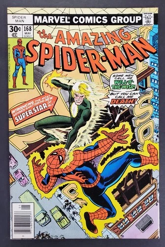 Amazing Spider-Man #168 Will O’ the Wisp Marvel Comics 1977