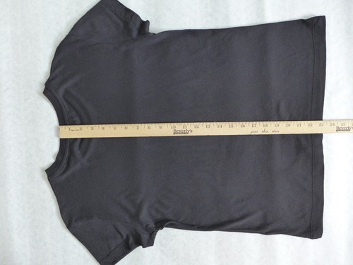 ZADIG VOLTAIRE Women's M Black Cotton Modal T Shirt Gold ZD Logo Made Portugal - Picture 10 of 14