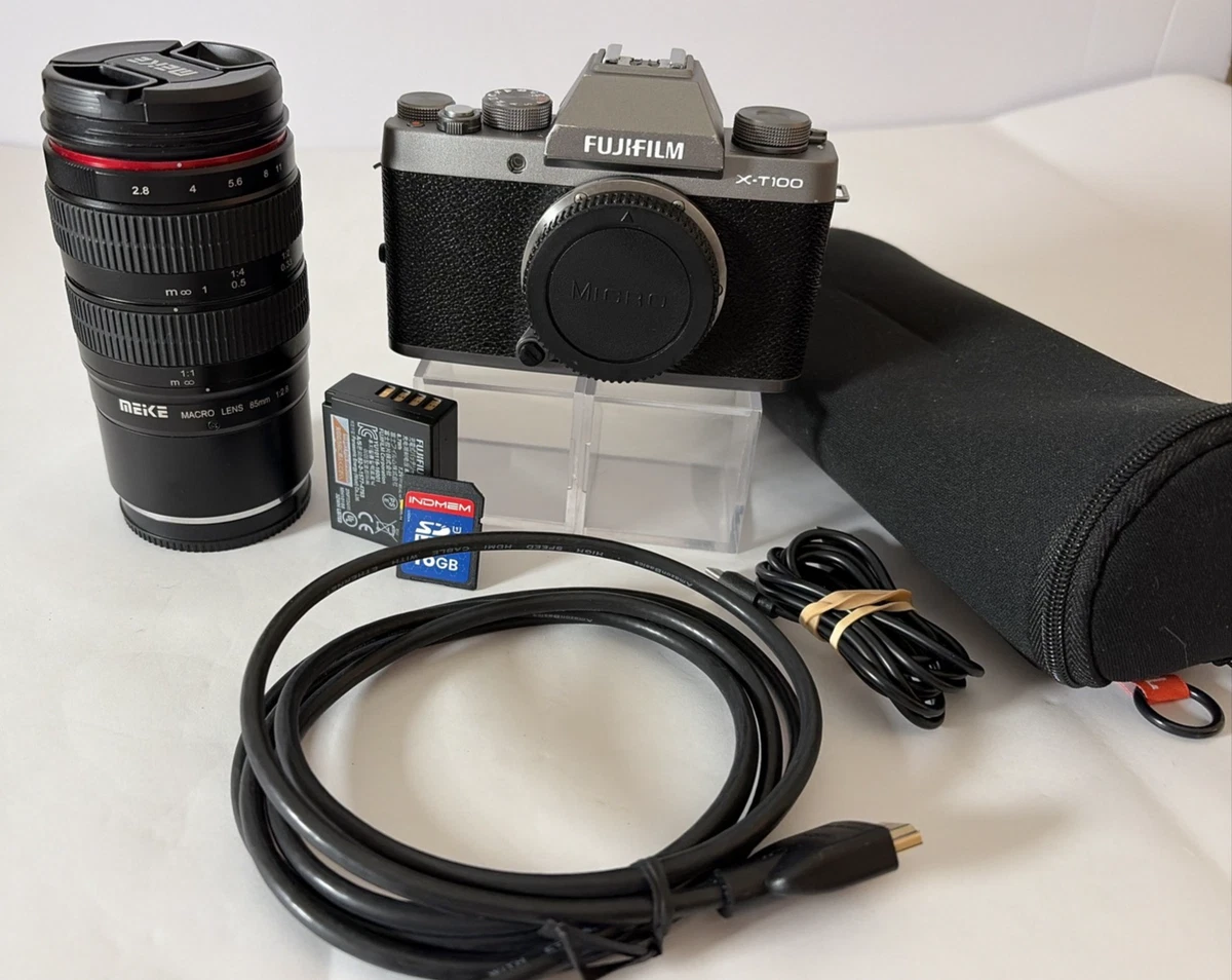 Preços baixos em Fujifilm X T100 Lentes Intercambiáveis sem