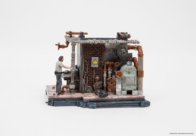 McFarlane Walking Dead Boiler Room Construction Building Set 14558