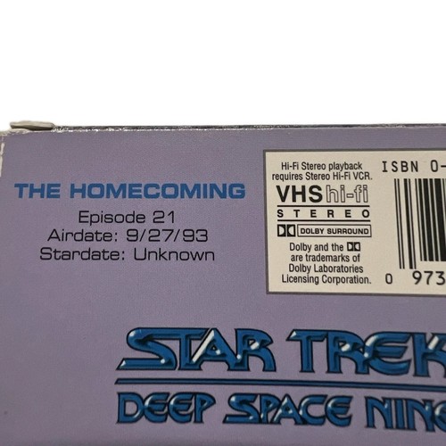 Star Trek Deep Space Nine: The Homecoming 1993 VHS - Good Condition Episode 21 - Bild 6 von 6