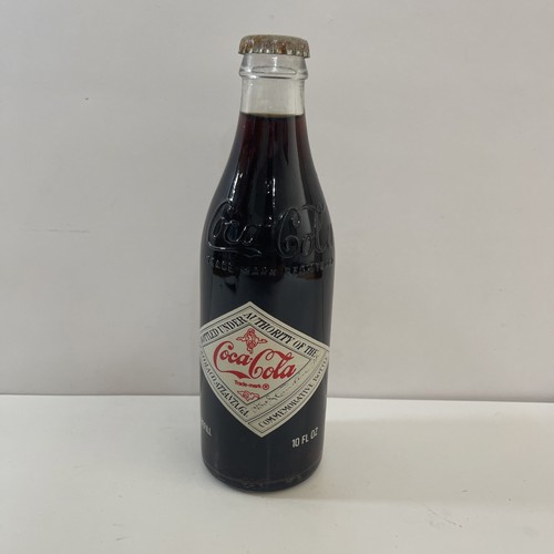 10 Oz COCA COLA Gedenkflasche 75th Anniversary ungeöffnet San Diego. - Bild 2 von 5