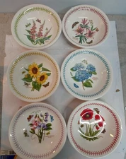 Portmeirion botanic garden MEADOW set of 6 assorted Pasta Bowls-----9903-----