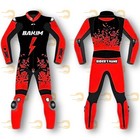 RACE LEATHERS, MOTORCYCLE RACING LEATHER SUIT FULLY CUSTOMIZABLE IN 1/2 PIECE