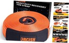  Long Recovery Tow Straps Tow Straps Heavy Duty with Loops, Tow Rope 2" x 66 FT