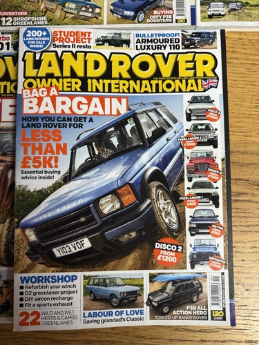 LAND ROVER OWNER INTERNATIONAL 2017 x12 Magazine Bundle Issues Nos 2-13 - Picture 5 of 18