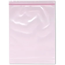 Plymor 8" x 10", 4 Mil Heavy Duty Anti-Static Zipper Reclosable Plastic Bags