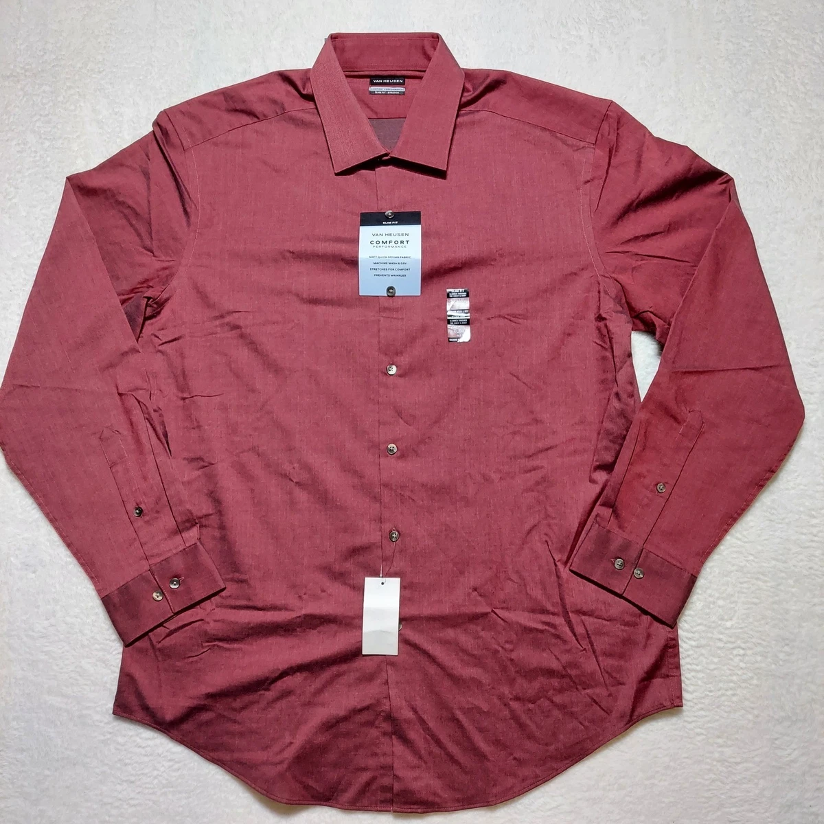 Van Heusen Slim Fit Solid Dress Shirts for Men for sale | eBay Van Heusen Slim Fit Solid Dress Shirts for Men for sale | eBay