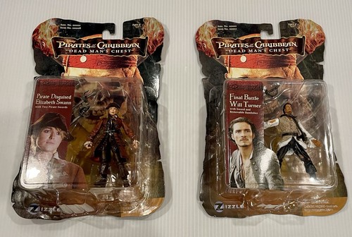 Menge 2 Fluch der Karibik W Turner & E Swann 3,75" Actionfiguren 2006 - Bild 1 von 11