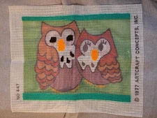 Artcraft Concepts Owls Quickpoint #1812, 17in by 14in, Granny 