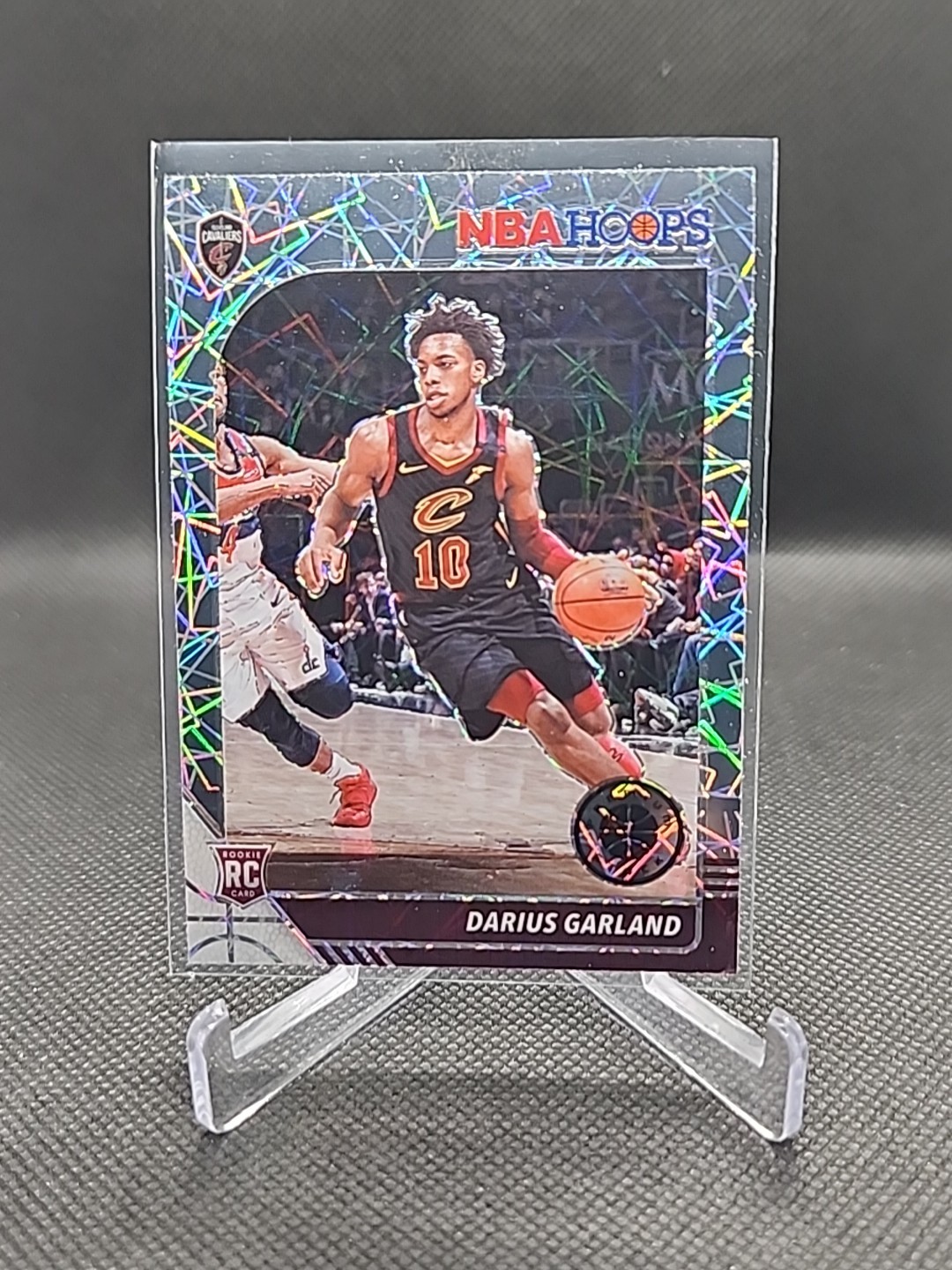 2019-20 Panini NBA Hoops Premium Stock - Darius Garland #251 Silver Lazer Prizm