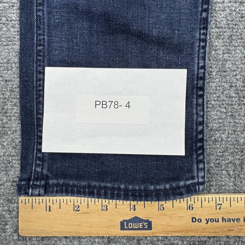 Hugo Boss Jeans Men 35 X 32 Blue Delaware Slim Fit Cashmere Touch Candiani Denim - Picture 14 of 19