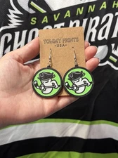Savannah Ghost Pirates Earrings – 3D Printed Team Spirit Jewelry for Hockey Fans