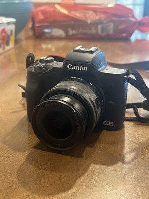 Canon EOS M50 Mark II 4K 24.1MP 15-45mm Lens Mirrorless Digital Camera