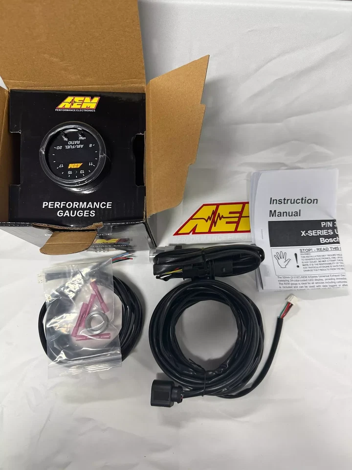 Manometro Strumento AEM UEGO Wideband Stechiometrico SONDA 4.9 X-series 30-0300 - Immagine 2 di 4
