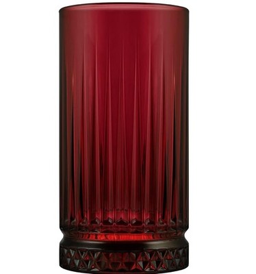 Pasabahce 520015 Rote Elysia Gläser Longdrinkglas 4 tlg. Set 445 ml