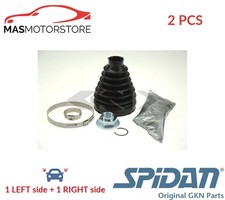 CV JOINT BOOT KIT PAIR FRONT RIGHT LEFT WHEEL SIDE SPIDAN 25010 2PCS I NEW