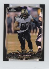 2014 Topps Chrome Mini Black Refractor 7/15 Jimmy Graham #67 1al2