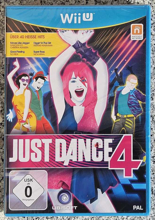 Just Dance 4 Nintendo Wii U PAL NEW SEALED OVP Ubisoft Party Game - Bild 1 von 2
