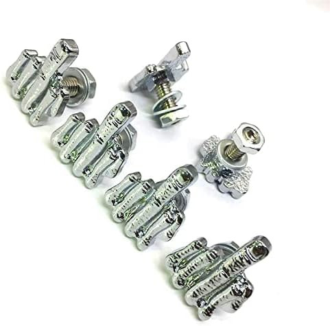 License Plate Bolts, 4 pcs Stainless Steel Screw Silver, Silver - Picture 4 of 5
